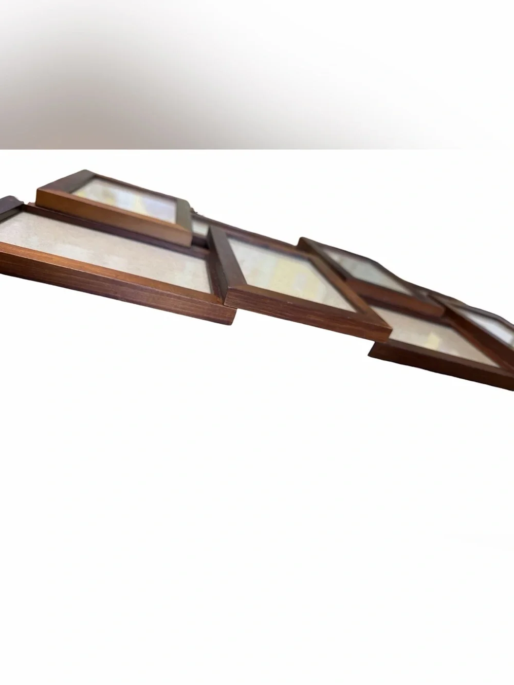 Wood 8-Opening Collage Picture Frame Wall Hanging 23